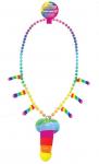 Bachelorette Party Rainbow Penis Party Whistle Necklace